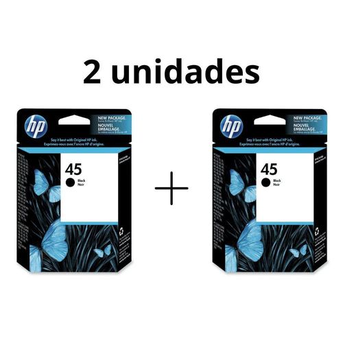 Cartucho Hp 45 51645gl Conj 2 Pçs
