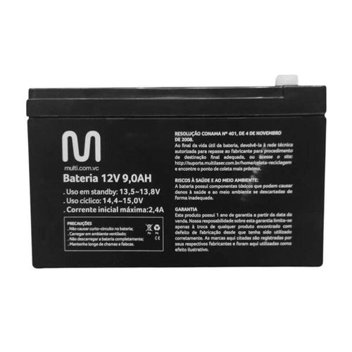 Bateria Multi En015 12v 9ah - Modelo Confiável e Seguro