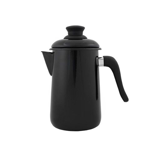 Bule Para Café Esmaltado Preto 1,5 L Ewel