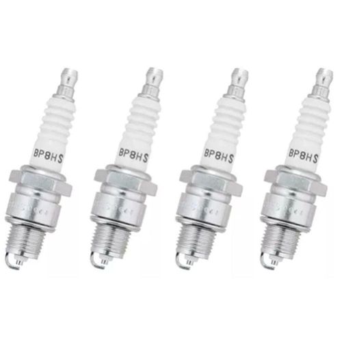 Kit Com 4 Velas De Ignição Bp8Hs Conduzir Corrente Eletrica