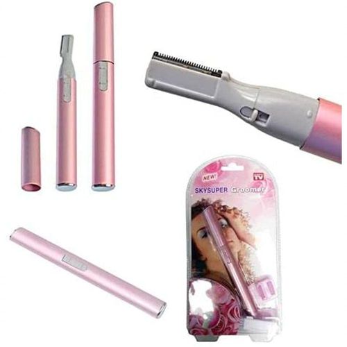 Navalha Elétrica Facial Care Caneta Aparador Depilador Pelo Caneta Rosa
