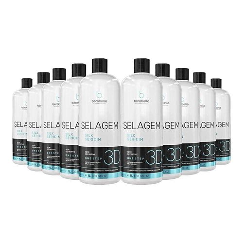 Kit 10 Selagem 3d Borabella Semi Definitiva Orgânica Sem Formol 1 Litro