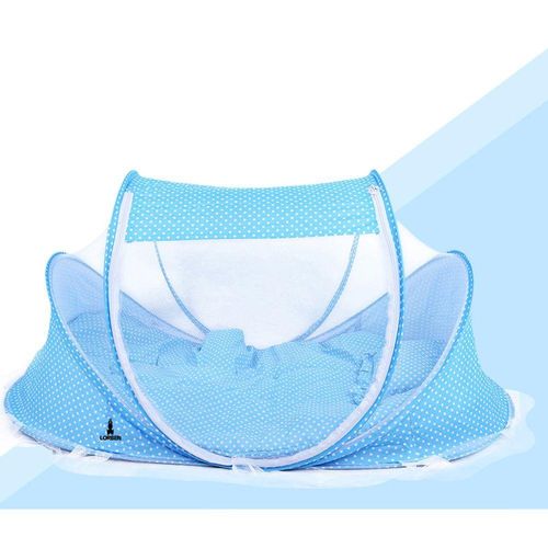 Berço Bebê Portátil Tenda Mosquiteiro Cama 3 Peças Menino Lorben