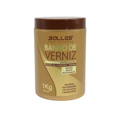 Máscara Banho De Verniz Salles Profissional 1kg