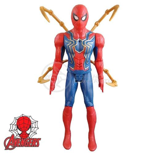 Brinquedo Boneco Vingadores Ultimato Homem Aranha 29Cm