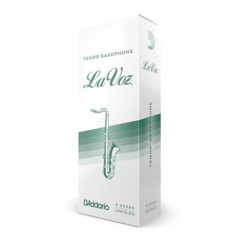Palheta Sax Tenor M-h (5 Unidades) D Addario La Voz Rkc05mh [f035]