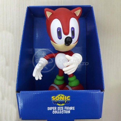 Boneco Sonic Red Vermelho Grande Super Size 23Cm - Sonic