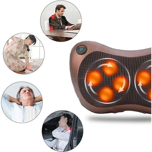 Almofada Massageadora Para Coluna Infravermelho 8 Giros C/ Infravermelho
