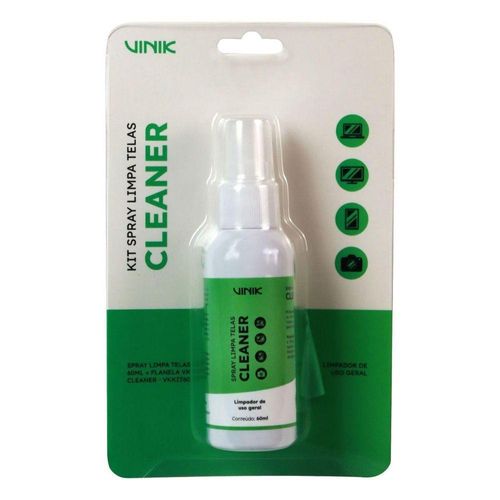 Kit Spray Limpa Telas 60ml + Flanela Vk Cleaner Vinik -