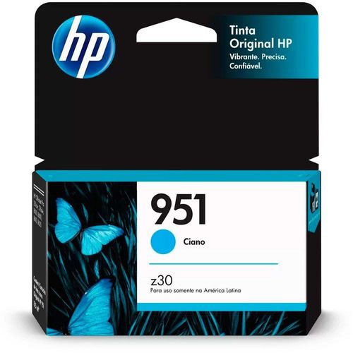 Cartucho De Tinta Hp 951, Ciano, - Cn050ab