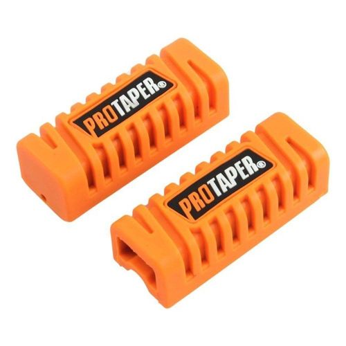 Pedaleira De Borracha Universal Estribo Cg 160 Titan Fan Start Cb 250f Protaper Motocross laranja