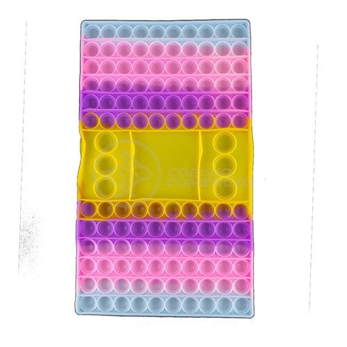Tabuleiro Big Pop It Chiclete Fidget Toy Anti Stress