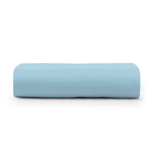 Lençol Queen Cintilante Percal 180 Fios 100% Algodão Sem Elástico - Azul