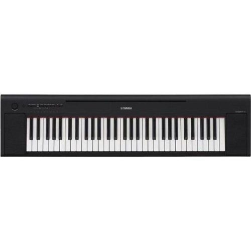Teclado Yamaha Piaggero Np15 em acabamento de cor Preto.
