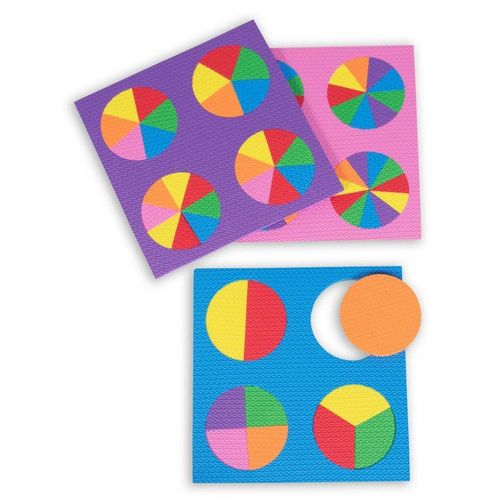 Discos De Frações Com 3 Placas