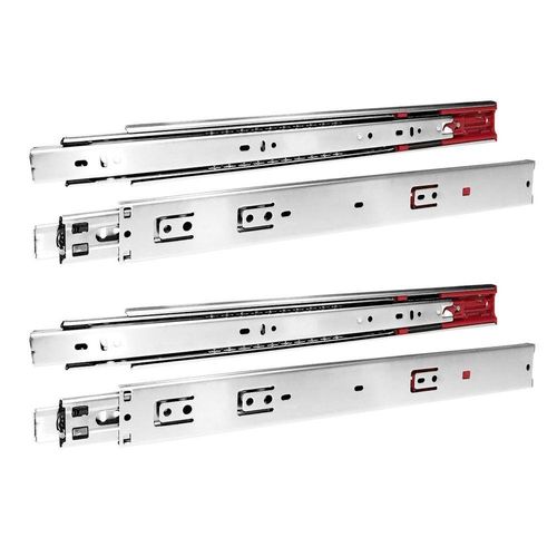 Kit 2 Par Corrediça Inox 304 Soft Close C- Amortecedor 50cm