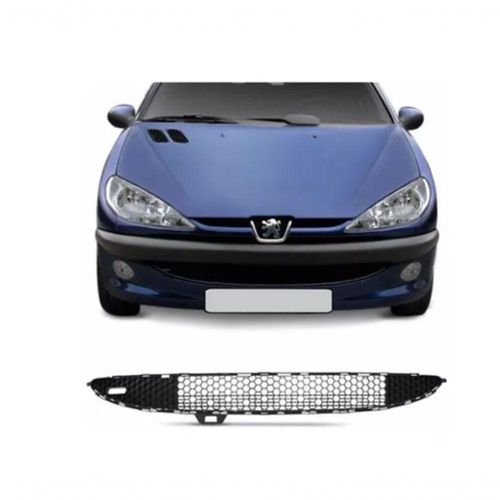 Grade Central Parachoque Peugeot 206 1999 A 2004 Colmeia