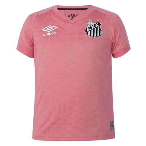 Camisa Umbro Santos Outubro Rosa 2022/23 Infantil