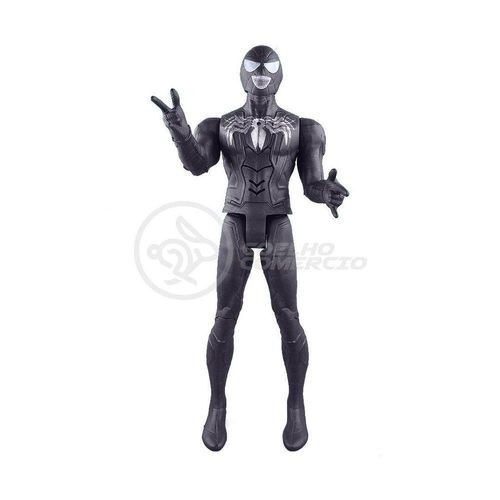 Boneco Articulado 30Cm Action Ação Do Spiderman Venom Marvel
