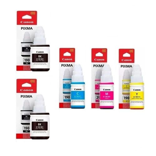 Kit 5 Refil De Tinta Gi190 Canon Gi-190 G190