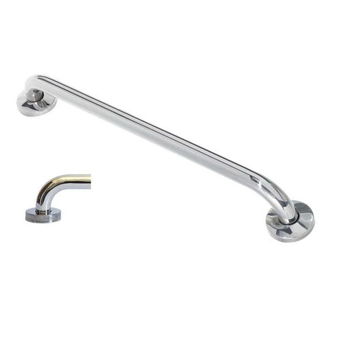 Alça De Apoio 80cm Barra Inox Acessibilidade Corrimao Segurança Apoio