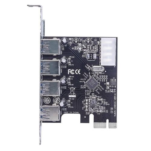 Placa Controladora Pci-e X1 Usb 3.0 (5gbps) Com 4 Portas Usb