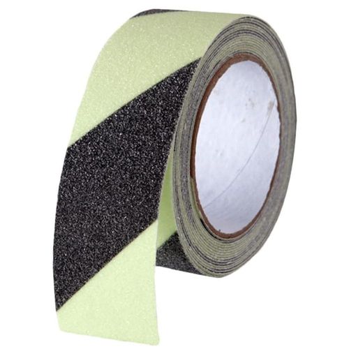 Fita Antiderrapante Faixa Refletiva 5 Metros Fluorescente Chao Escada Degraus Antiqueda Meio Fio Segurança