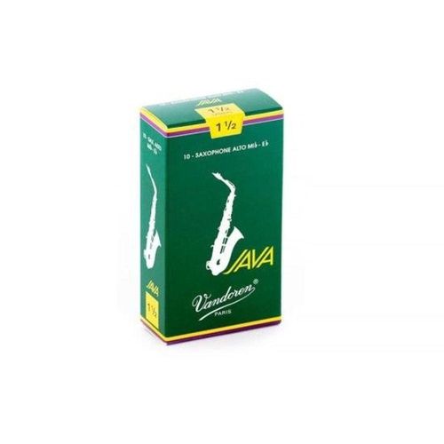Palheta Para Saxofone Alto Java 1 ½ Vandoren - Cx - 10