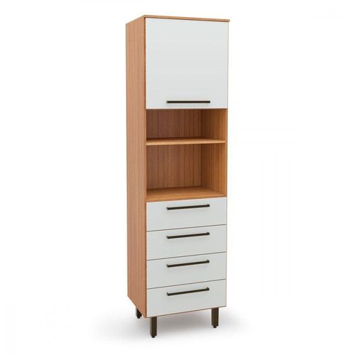 Paneleiro Microondas Evolution Plus Freijo Off White Batrol