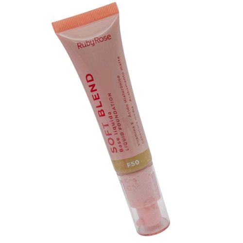 Ruby Rose Base Líquida Soft Blend 30ml F50 - Qualidade Garantida