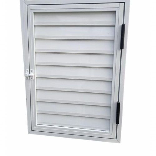 Portinhola 1 Folha Esquadrias Brasil 90x90 Branco Esquerdo [f123]