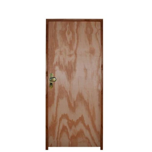 Kit Porta Lisa Mescla 60x2,10 Batente Ecológico 14cm Fechadura Externa Lado Direito - Hale