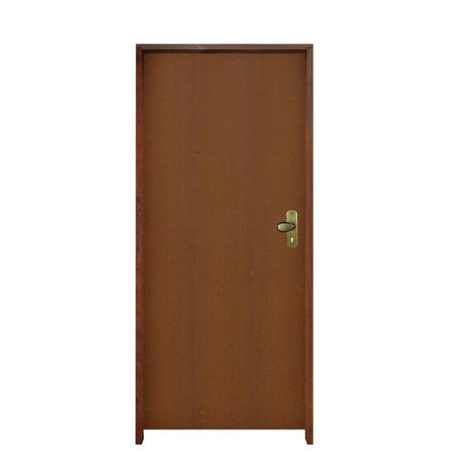 Kit Porta Lisa Padrão Imbuia 82 X 2.10 Batente Ecológico 11cm Fechadura Interna Lado Esquerdo - Hale