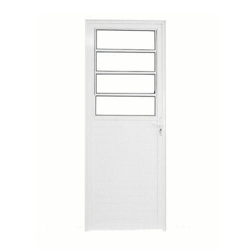 Porta Basculante Lambril Alumínio Branco 2.10 X 80 Lado Esquerdo – Hale