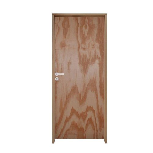 Porta Lisa Mescla Batente Ecológico 14 Cm Fechadura Externa Cromada 82 X 2.10 Direito - Hale