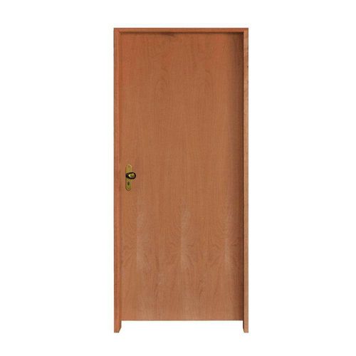 Kit Porta Lisa Padrão Imbuia 62 X 2.10 Batente Misto 11 Fechadura Externa Lado Direito - Hale