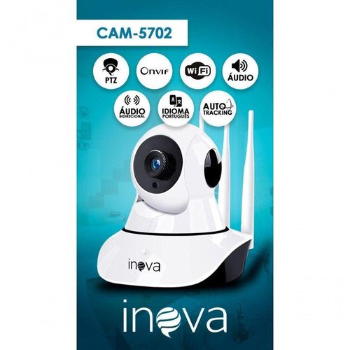 Camera Inteligente Ip Wi-Fi Autotracking Inova