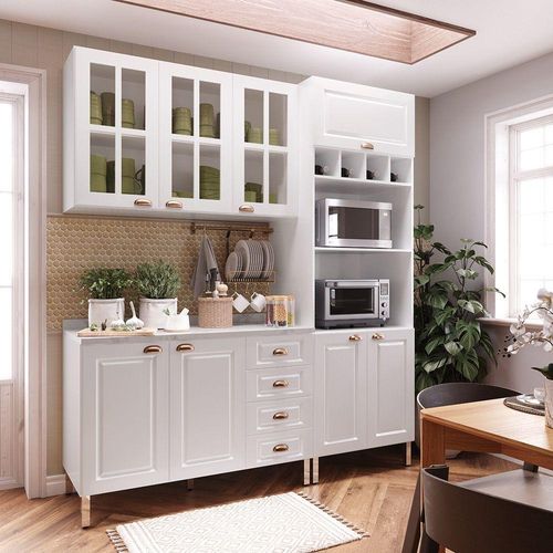 Cozinha Compacta 3 Peças: Tampo, Vidro - Luciane Branco