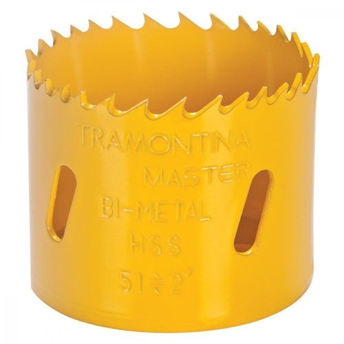 Serra Copo Bi-Metálica 54 Mm 2.1/18" Com Dentes Em Aço