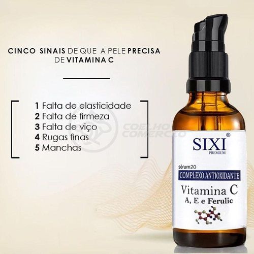 Sixi Premium Sérum 20 Vitamina C Antioxidante 30Ml Nº1