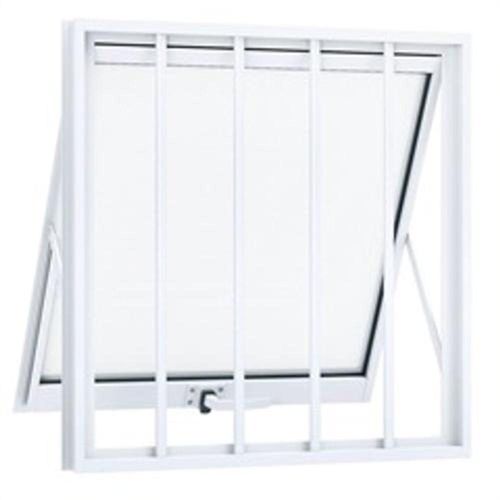 Janela Maxiar Alto Padrão Esquadria Brasil Vetx 35x35 Branco Grade [f123]