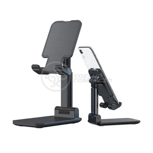 Suporte De Mesa Universal Para Celular Apoio Ajustável Articulado Smartphone Compacto Portátil