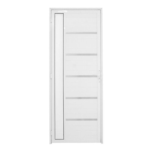 Porta Lambril Solara Com Visor 1.00 X 2.10 Branca Lado Direito - Hale