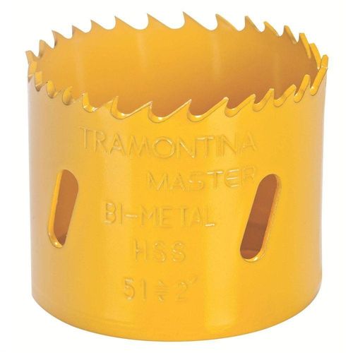 Serra Copo Bi-metálica 89 Mm 3.1/2" Tramontina Com Dentes Em Aço Rápido Hss Tramontina