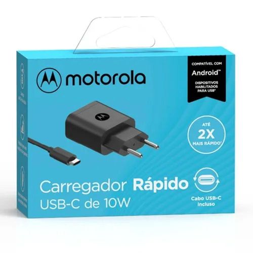 Carregador Motorola Fast Charge 10w M.usb