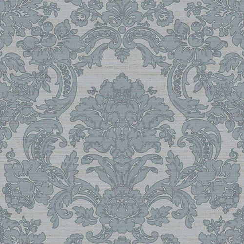 Papel De Parede Tradizioni Damask Azul 33346