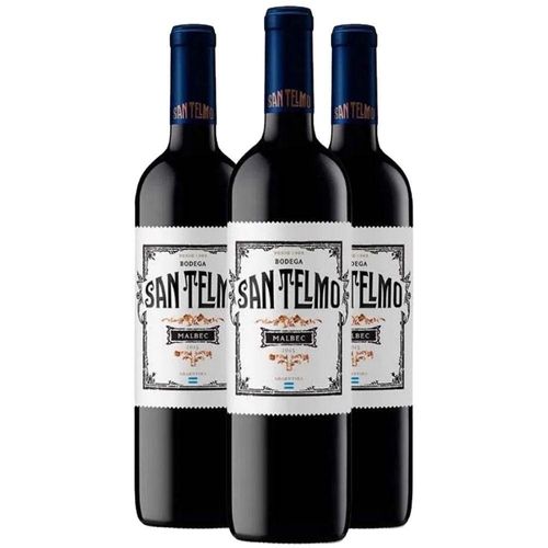 Vinho Tinto San Telmo Malbec 750Ml (3 Unidades)