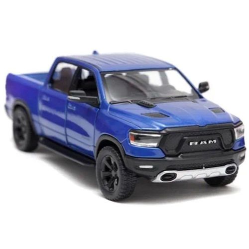 Carrinho De Miniatura Doge Ran Azul Claro 1500 Caminhoneiro