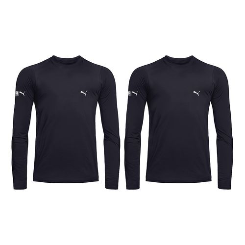 Kit 2 Camisas Térmicas Puma UV50+ Manga Longa Juvenil