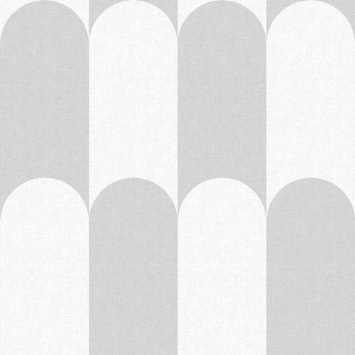 Papel De Parede Botany House Yin Yang Cinza 15556